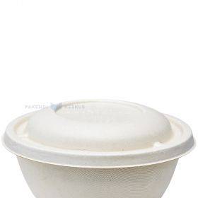 Dangtelis, cukranendrių pluoštas, 100% biologiškai skaidus/kompostuojamas, diam. 17cm, 50vnt/pak