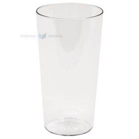 Taurė, plastikinė 600ml SAN 500x plovimų