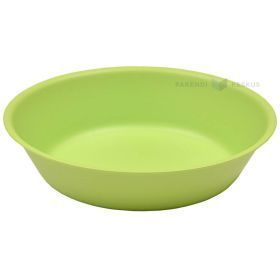 Daugkartinio naudojimo žalias plastikinis sriubos dubuo 17,8cm 125x plovimų