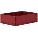 Kartoninė dėžutės apatinė dalis bordo sp 266x172x78mm L