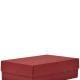 Kartoninė dėžutės viršutinė dalis bordo sp 266x172x78mm L